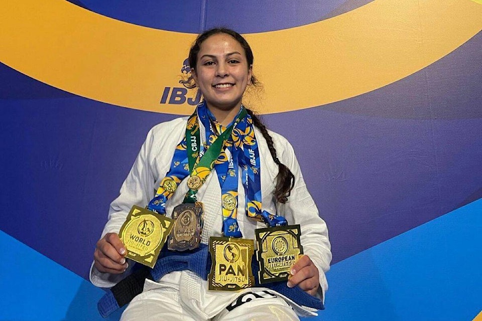 Lillian Marchand wrapped up a phenomenal season in Brazilian Jiu-Jitsu, competing at and winning gold at the four Grand Slam international competitions. (Contributed)