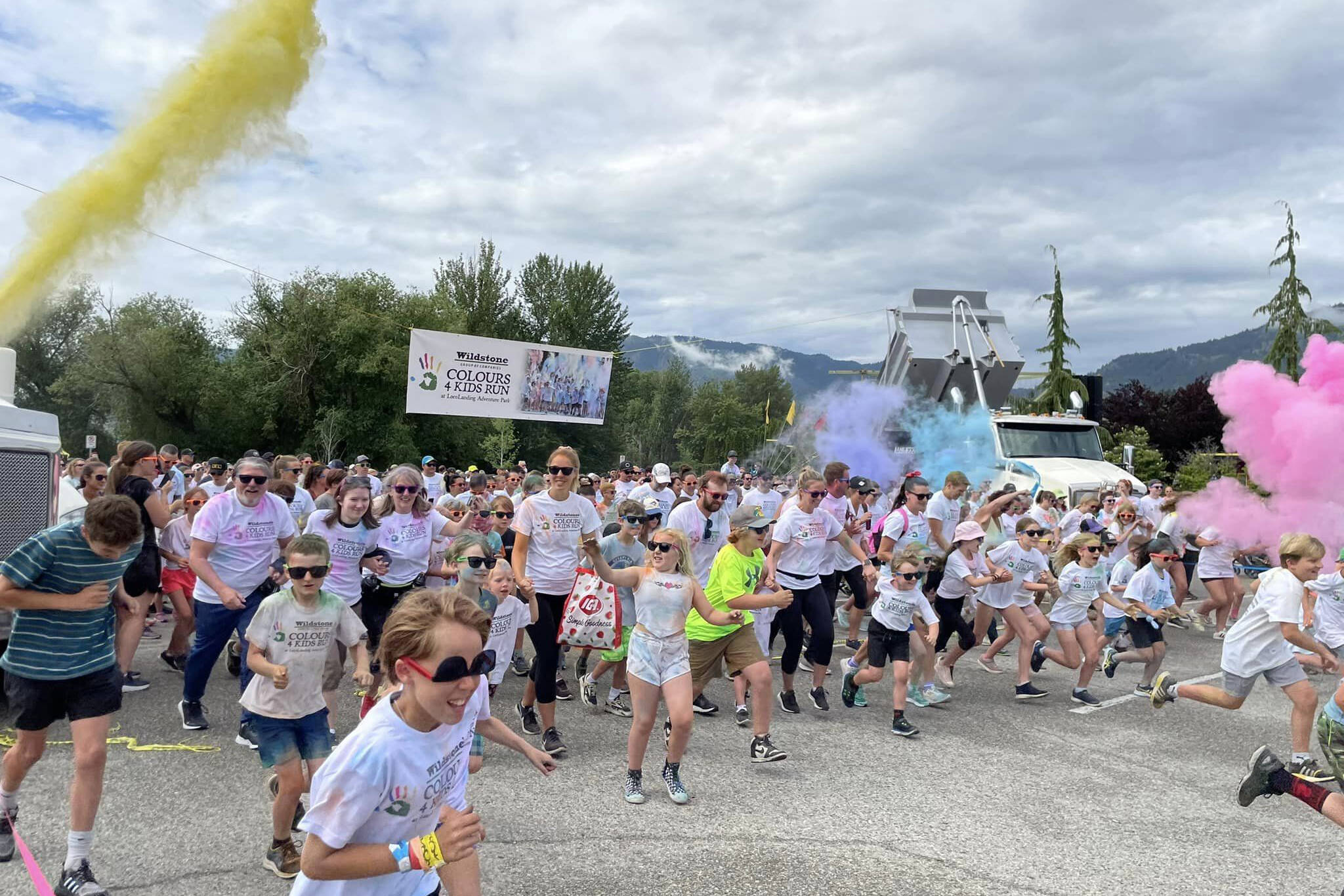 Over 770 people came to run at Colours 4 Kids. (City of Penticton)
