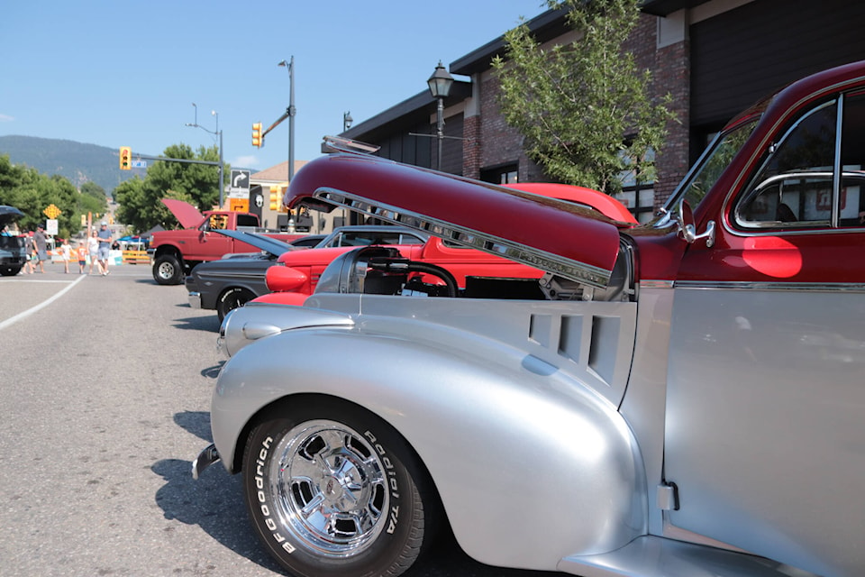 The 25th annual Sun Valley Cruise-In took over 30th Avenue in Vernon Saturday, July 8, 2023. (Brendan Shykora - Morning Star)