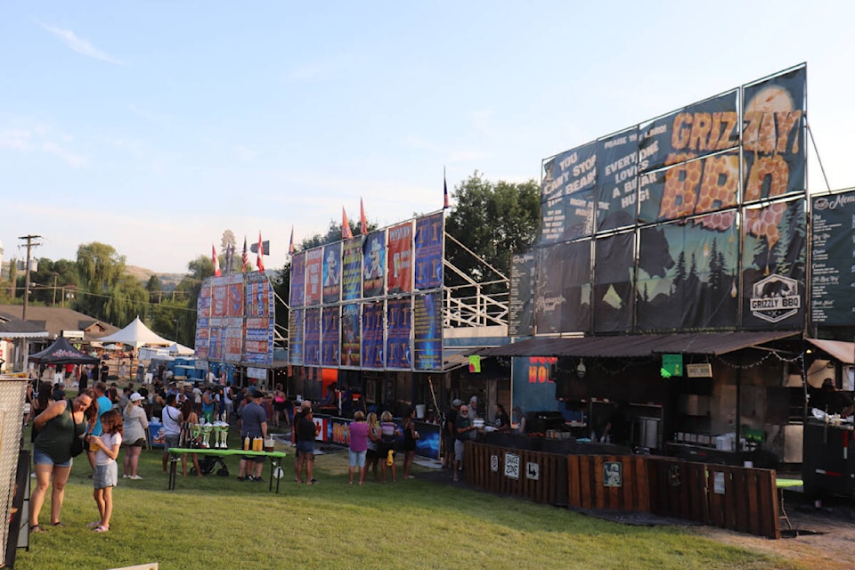 Three teams of ribbers - Boss Hogs BBQ, Gator BBQ and Grizzly BBQ - were on hand for Vernon Ribfest 2023 at historic O’Keefe Ranch July 7-9. (Jennifer Blake Photo)