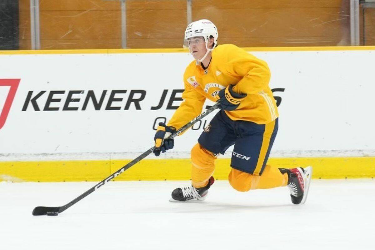 Roest has already participated in the Nashville Predators 2023 Development Camp, which was a weeklong training camp, and will be present at their rookie camp in September. (Contributed)