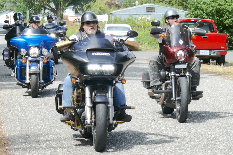 On Saturday, July 22, the B.C. Hells Angels celebrated their 40th anniversary with a party that drew hundreds from chapters across B.C. and Canada to Langley. (Dan Ferguson/Langley Advance Times)