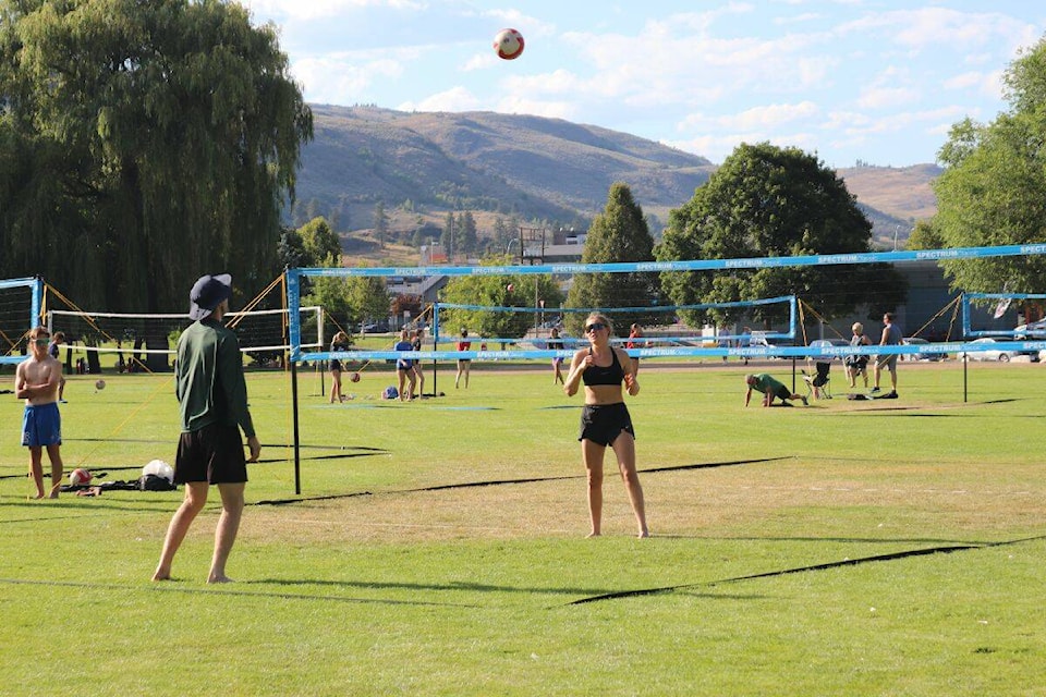 The Firehawk outdoor volleyball league has been around the Vernon community for over 25 years. (Bowen Assman- Morning Star Photo)