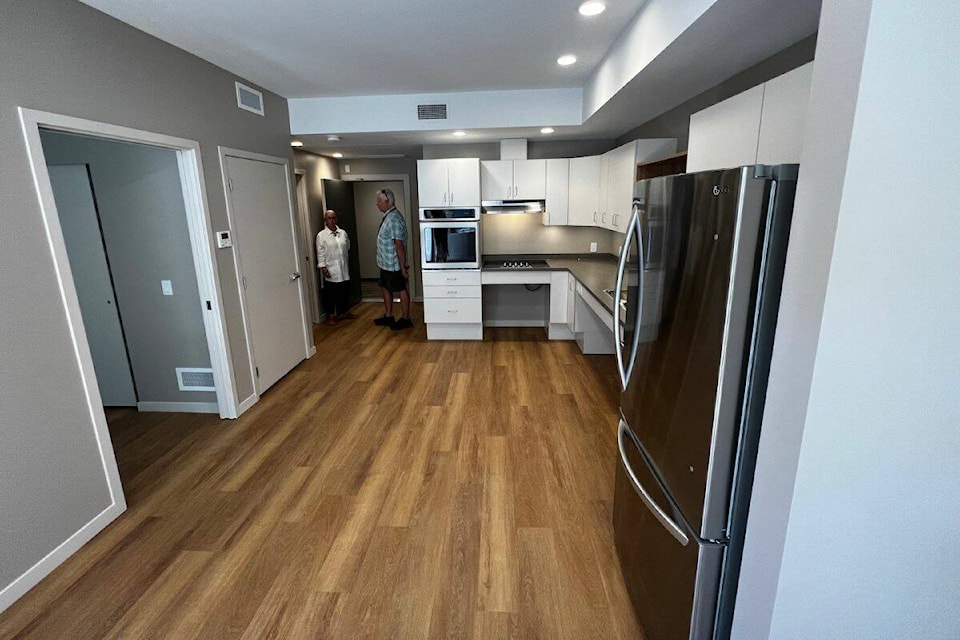 The new one-bedroom units for seniors has all the modern amenities in an accessible friendly mode. (Bowen Assman-Morning Star)