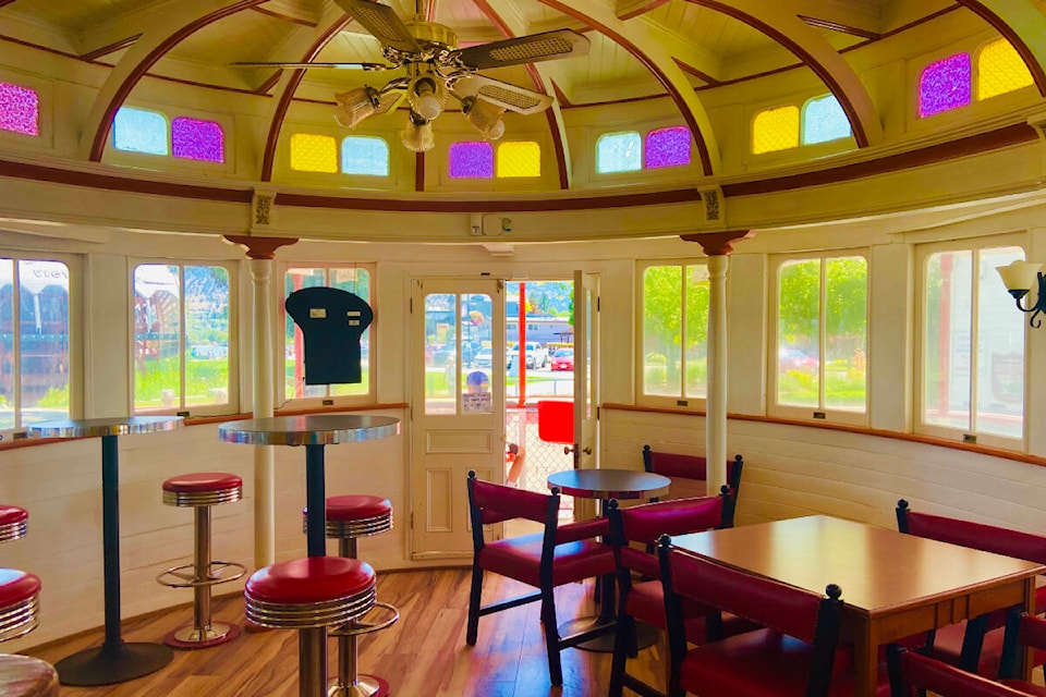 Inside Crêperie Ooolala’s newly opened century old Stern Saloon. It was a dream come true for the creperie owner to be able to expand her eatery into a marine heritage space. (Monique Tamminga Western News)