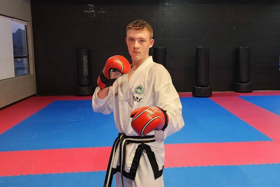 Jack Sharkey is the sole Vernon representative at the ITF World Championships in taekwondo, hosted in Finland from Sept. 4-10. (Contributed)