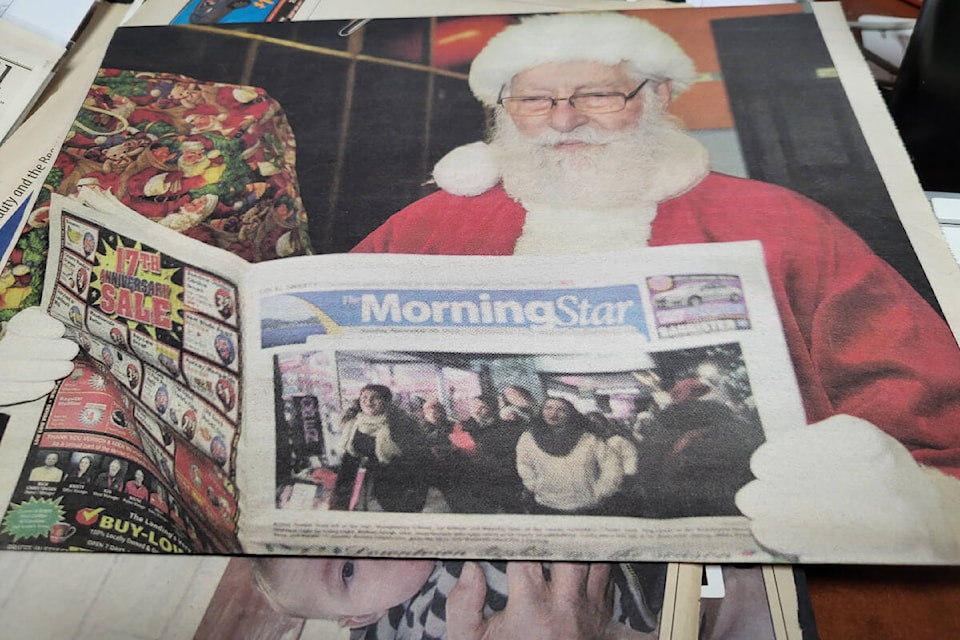 A Celebration of Life for John Mitschke, longtime portrayer of Santa Claus in Vernon, will be held Saturday, Sept. 9, 11 a.m., at the Upper Room Mission. (Morning Star file photo)