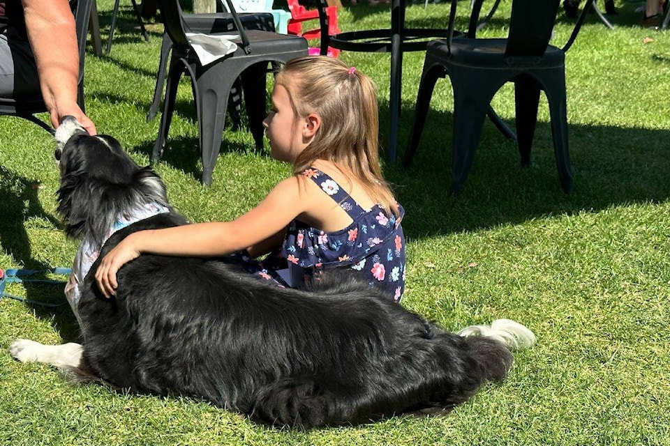 Wendel’s Dogz hosted a puppy pizza party at Off the Grid Winery on Sept. 10, 2023 to show client appreciation. (Brittany Webster/Black Press)