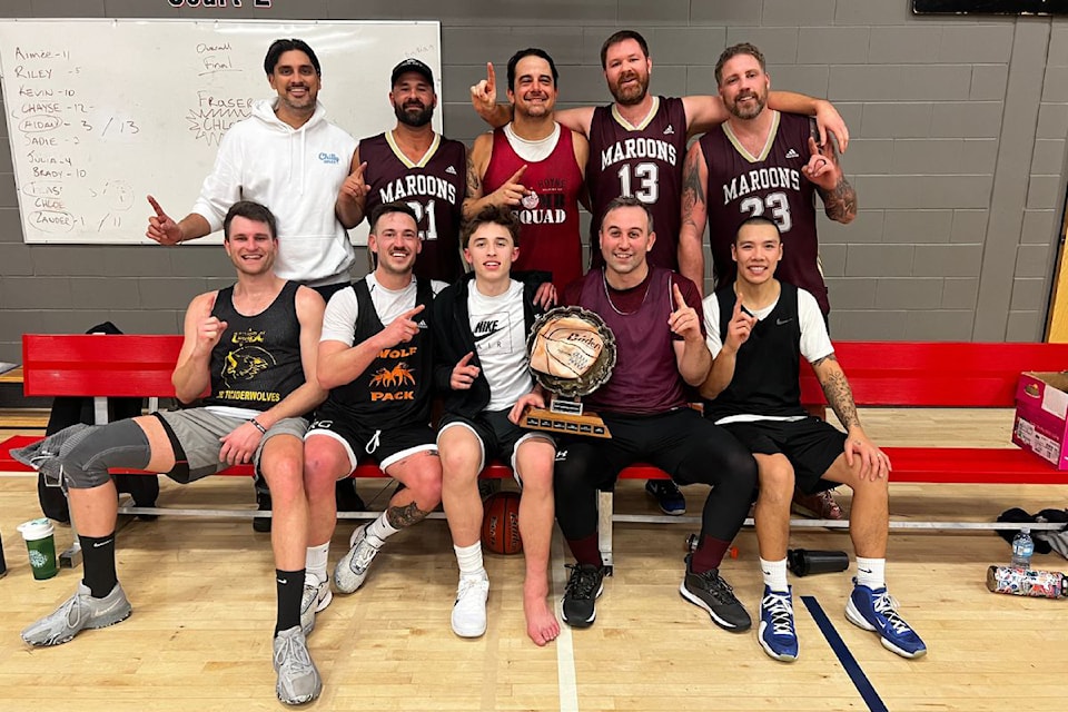Fulton's Rusty Maroons edged the Vernon Secondary Pansters 62-61 in the men's competitive division final of the annual Greater Vernon Alumni Basketball Tournament, held Dec. 26-27 at Vernon Secondary's Panther Pit.