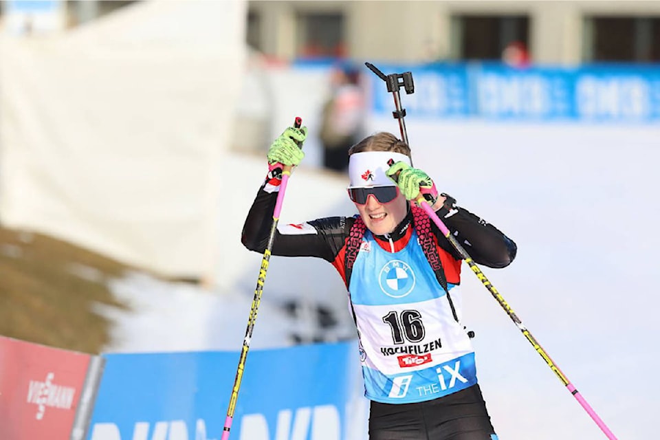 Vernon's Emma Lunder has been named to the Canadian team that will compete on the International Biathlon Union's World Cup schedule in 2024-25.