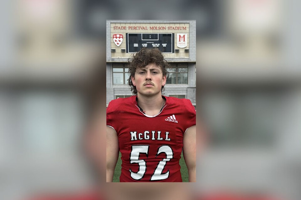 Vernon's Cisko Hove, who helped the Vernon Panthers win the B.C. High School AA Senior Varsity Championship in 2023, will continue his football career at McGill University in Montreal.