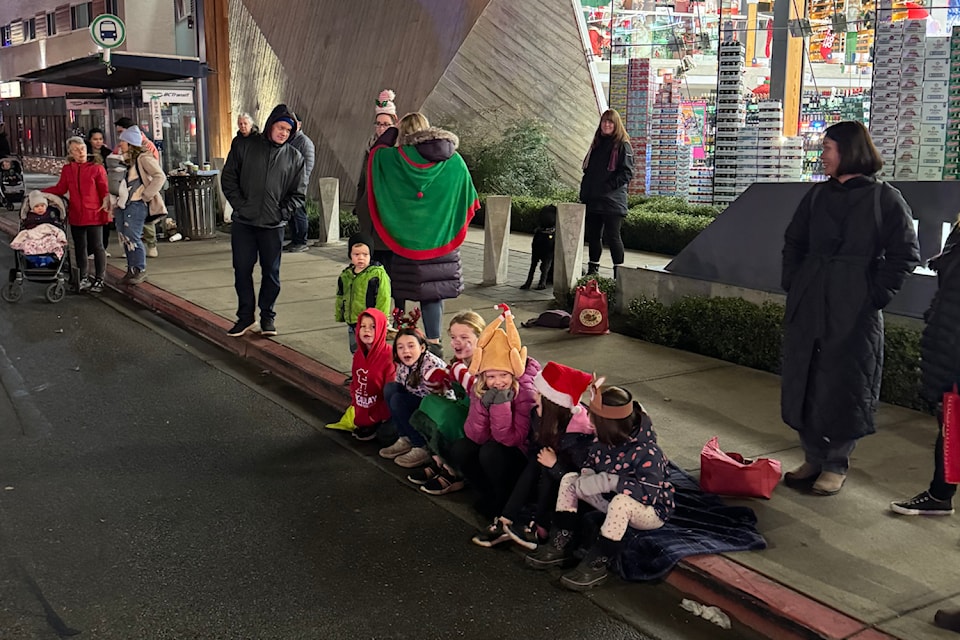 Hundreds turned out for the Esquimalt Celebration of Light parade Sunday night (Dec. 1).