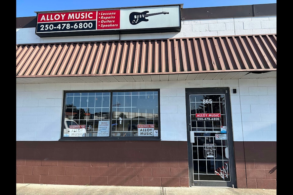 Alloy Music storefront in Langford