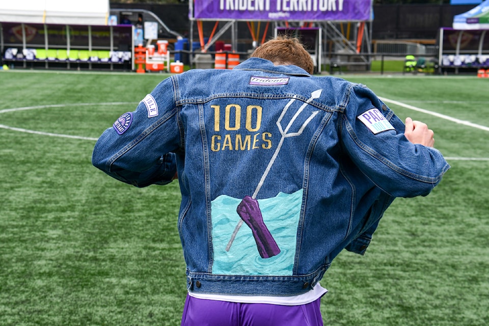 Captain Josh Heard and his one of a kind jacket.
