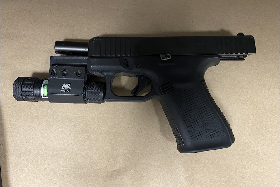 A loaded handgun was amongst the weapons seized by VicPD on July 15.