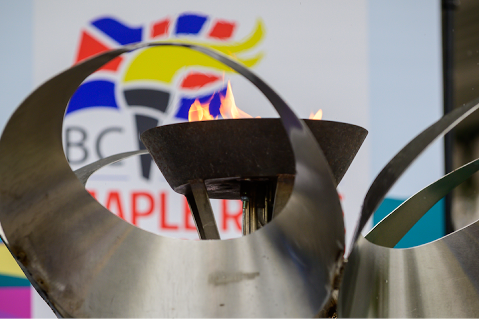 A torch at the 2024 B.C. Summer Games, which ran from Jul. 17 to 21.
