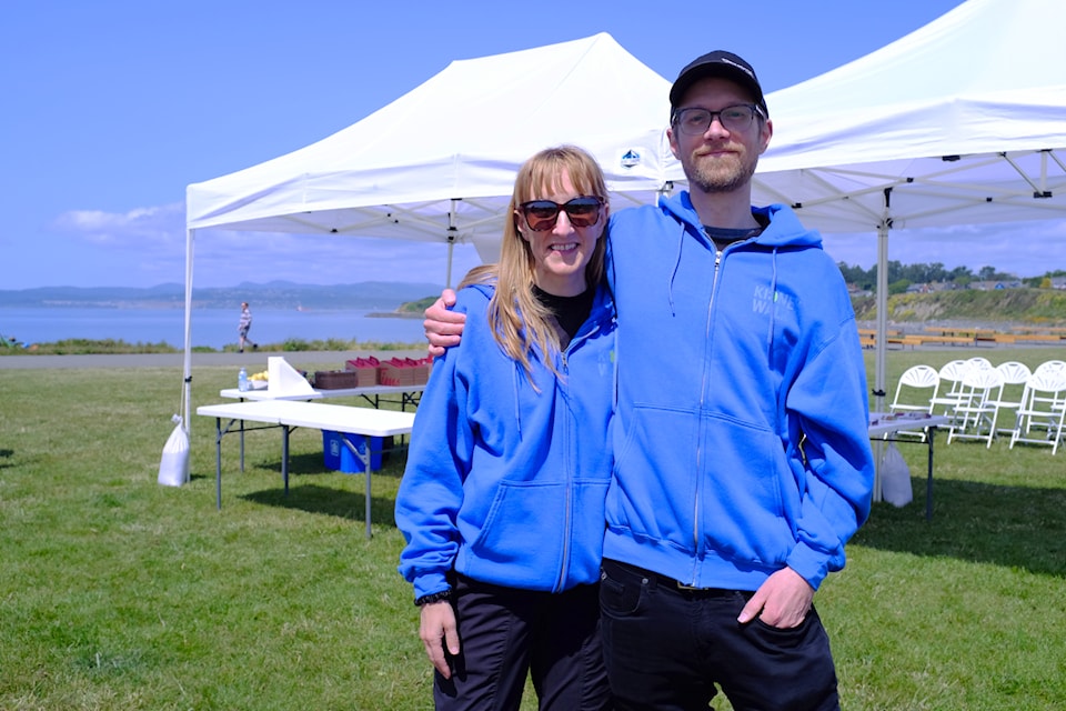 Michele Tessier and Jesse Sawyer are the organizers of this year's Victoria Kidney Walk. 