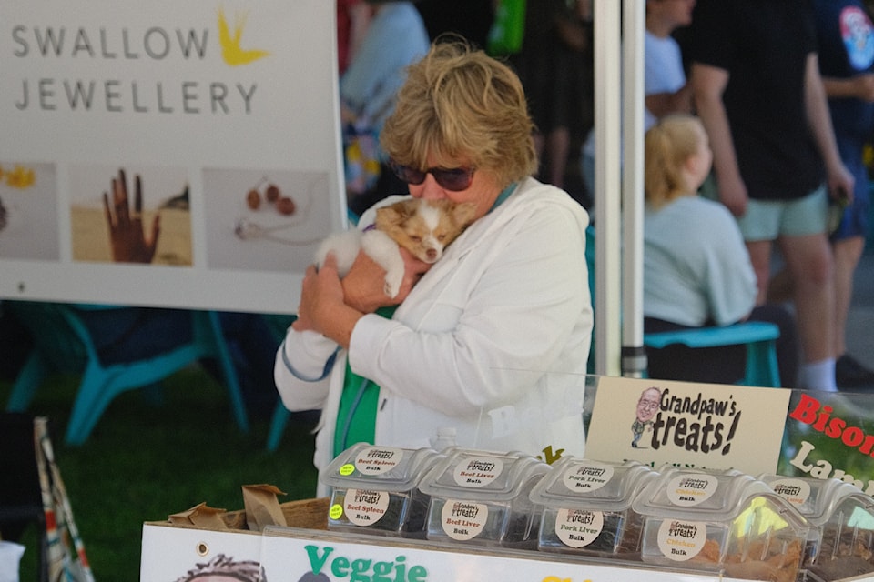 Pups are popular attendees at the annual Cook Street Village Block Party held June 9, 2024.