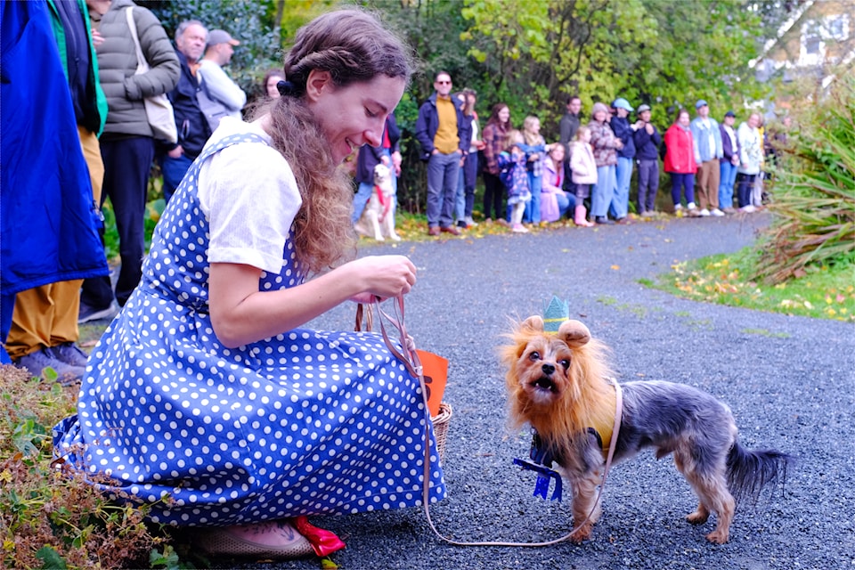Dorothy made sure to feed her fierce lion well before the parade to prevent any unfortunate incidents.