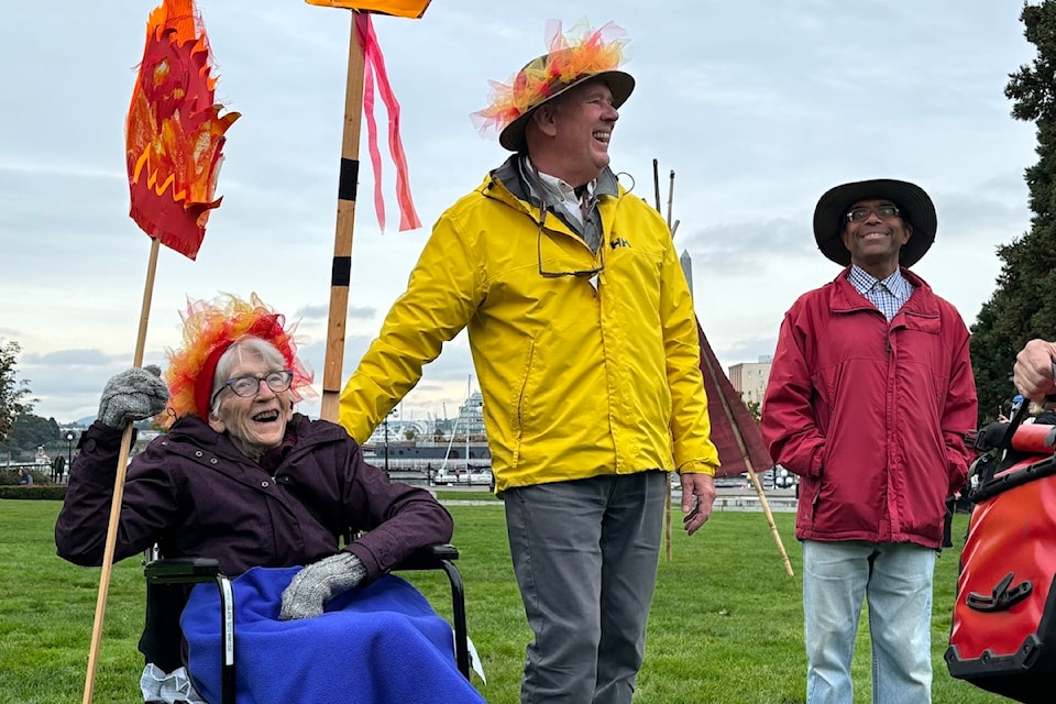 The event took place at the B. C. Legislature on Oct. 1.