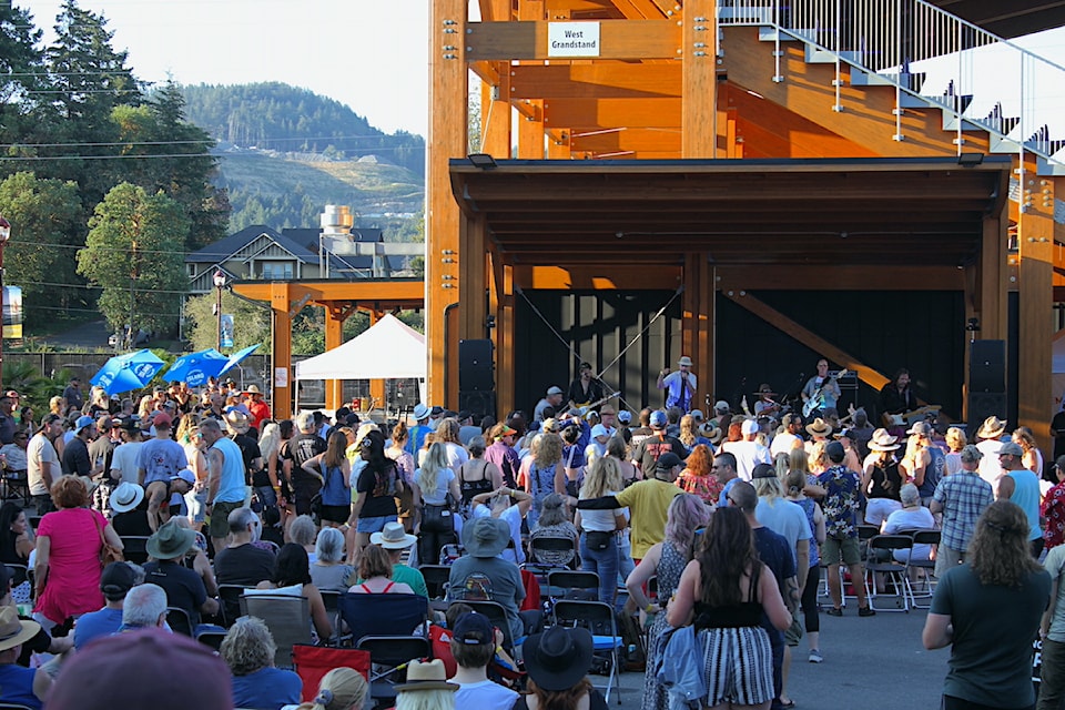 A big turnout at Langford Rocks.