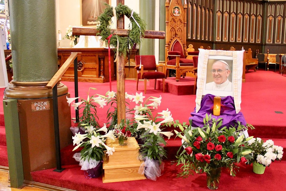 St. Andrew's Cathedral will host a memorial mass for Pope Francis on Friday, April 25 at 7 p.m.  