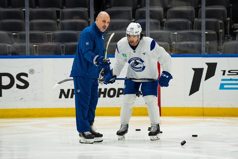 Rick Tocchet compiled a 108-65-27 record over 200 games with the Canucks after being hired on Jan. 22, 2023.