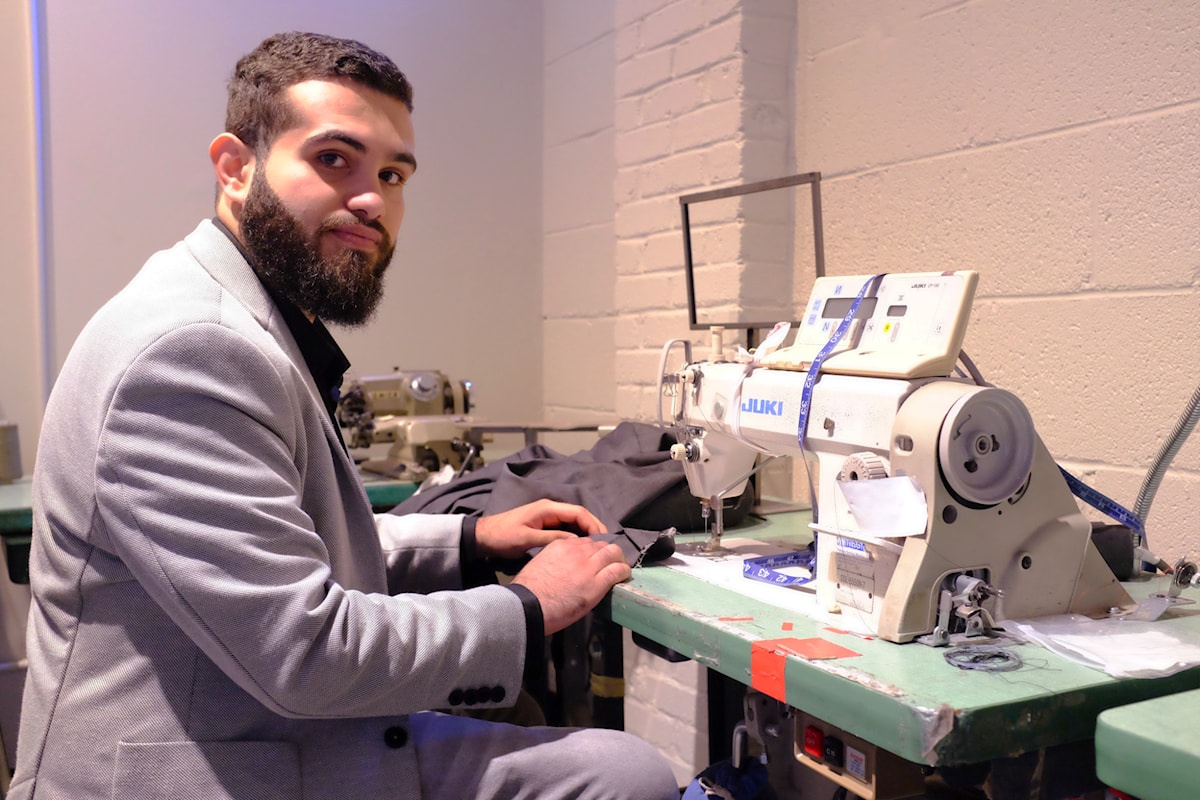 From hardship to hope: Young Syrian refugee opens tailoring shop in Victoria