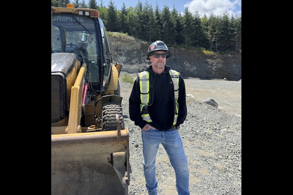 Chris Ruddick is an operations manager with a Greater Victoria contracting company that is using a remote-controlled flagging system with gates and flags to reduce worker exposure to traffic. 
