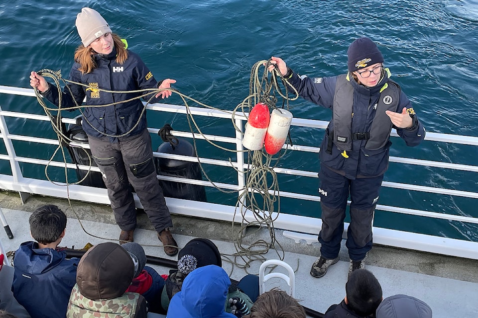 Eagle Wing Tours partners with classrooms across the south Island in a four-part program that includes getting kids on the water to foster interest in the Salish Sea.