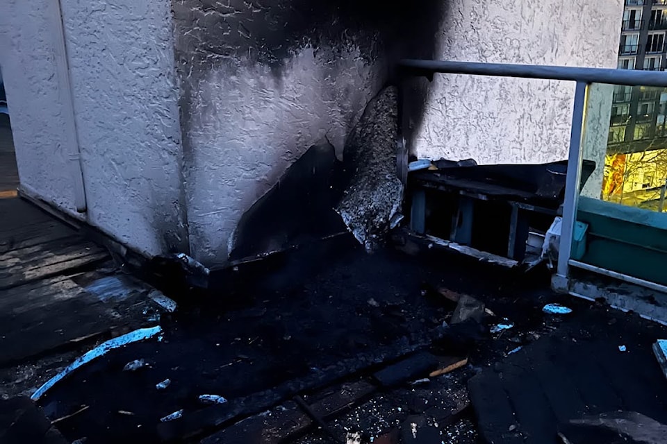Victoria Firefighters tackled a blaze at the Best Western Hotel in James Bay on Jan. 24.