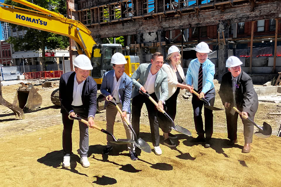 Ground breaks on downtown Victoria's first hotel in nearly 20 years on July 15.