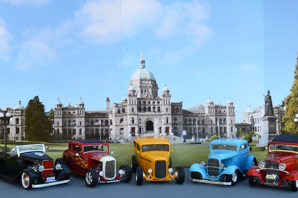 Hundreds of model cars are among those on display during the Deuce Days in Scale on July 20 in Victoria.