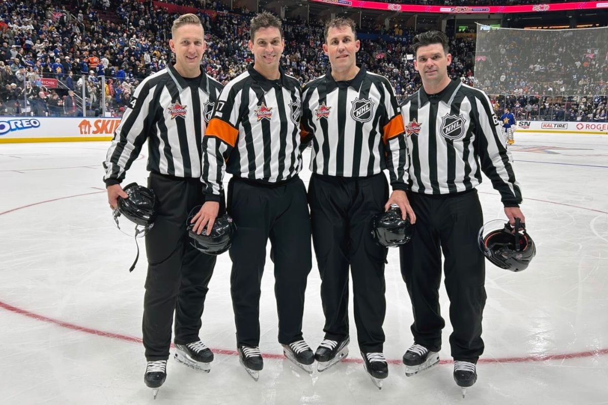 Victoria-trained official hits Stanley Cup Final ice