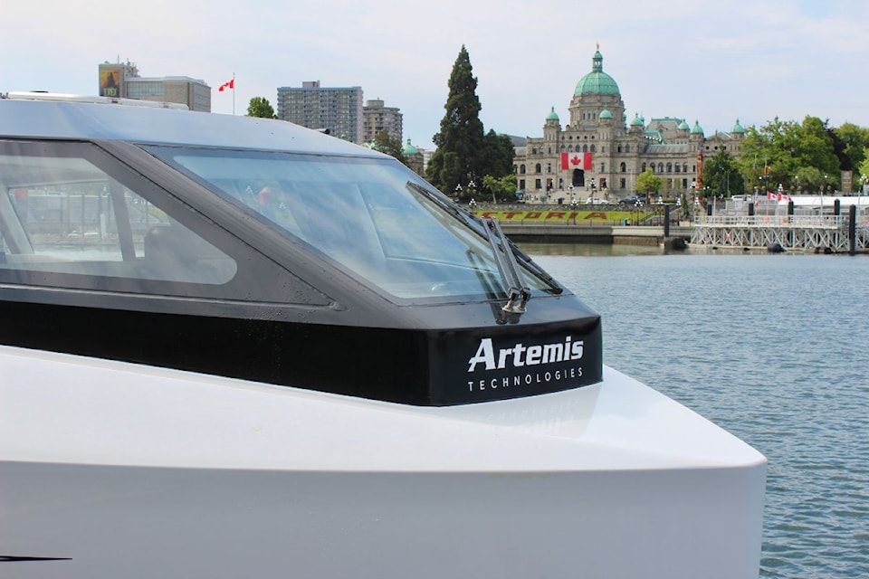 その他 Portray Blue ArtemIs Next-gen hydrofoil ferry makes waves in B.C. waters