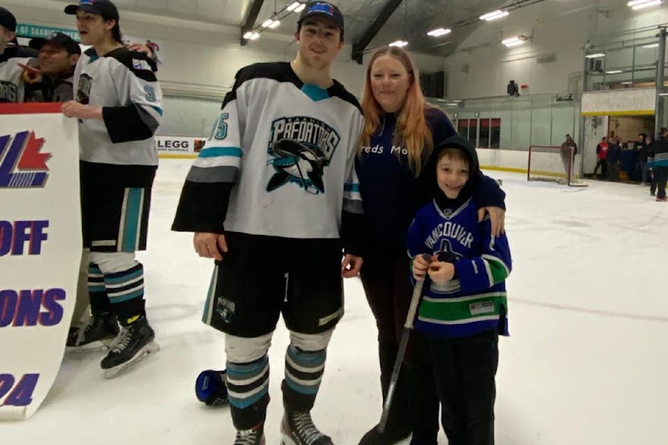 Katie Bernardo and her two kids have been part of Greater Victoria’s hockey community for more than a decade.