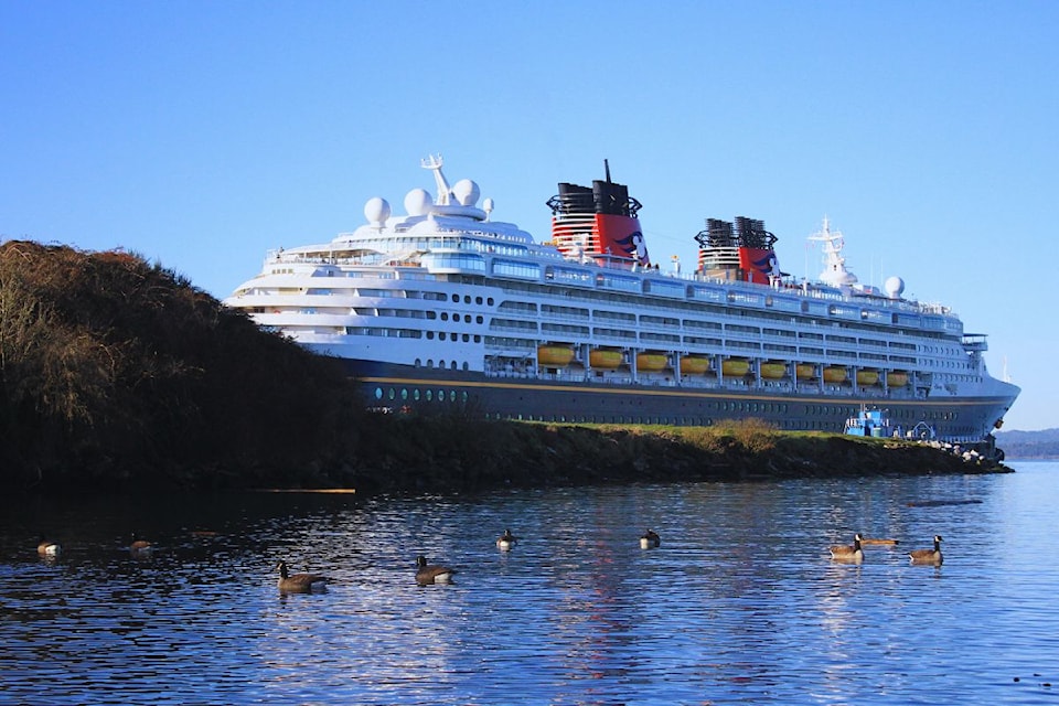 Disney Wonder arrived in Victoria at 8 a.m. on March 6.