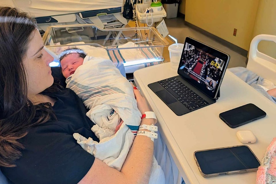 MLA Darlene Rotchford voted remotely on the B.C. budget from her Victoria General Hospital bed.