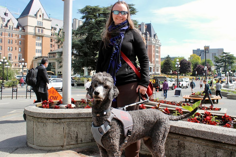 Carly Griggs got her first guide dog in 2017 and says they’ve helped her regain her independence.