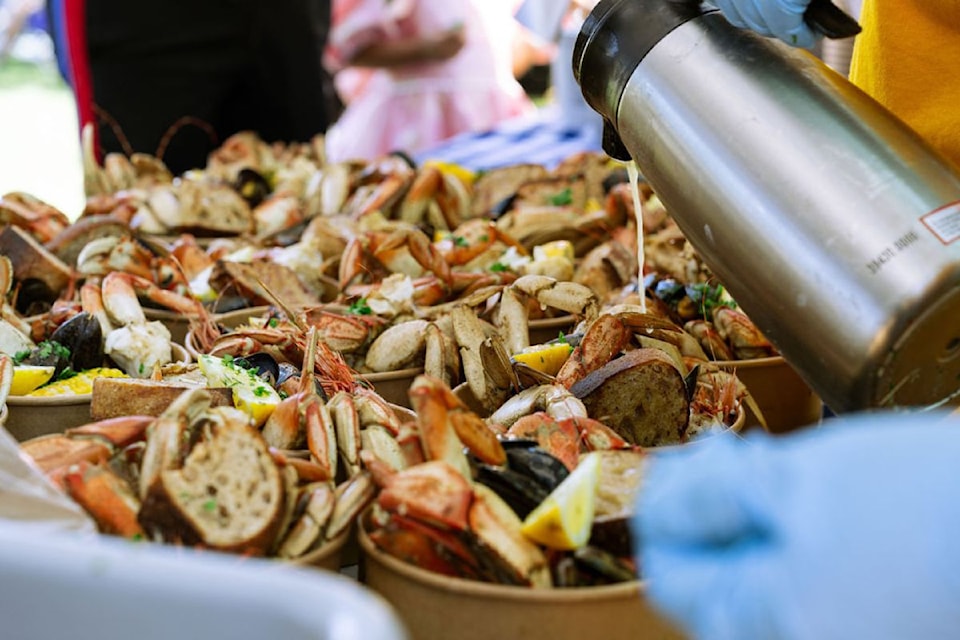 The BC Dungeness CrabBoil is a highlight of BC CrabFest.