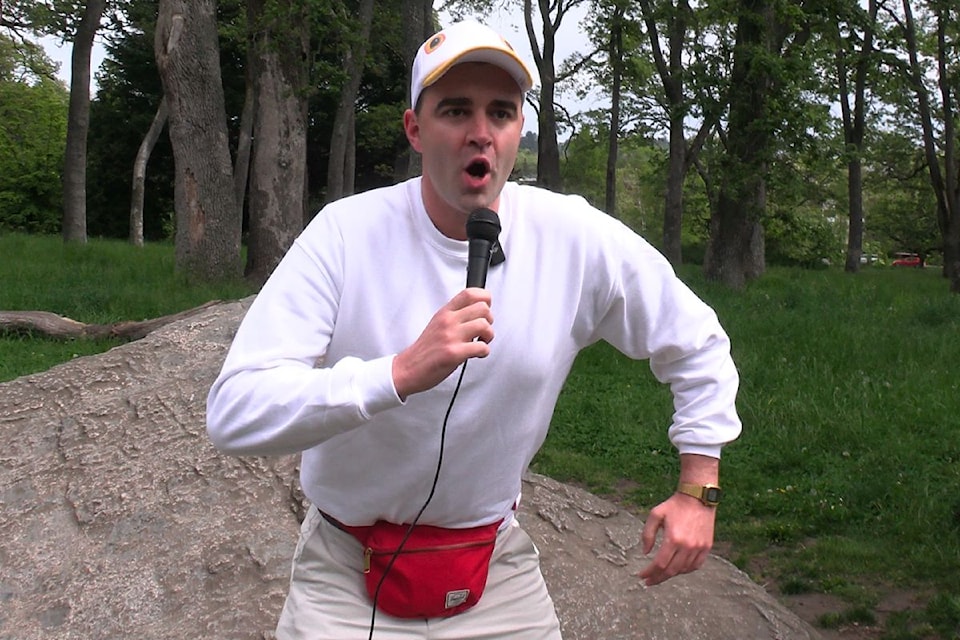 Johnny Novak brings his A-game to RPBO's Scream Like A Gull contest on May 10.