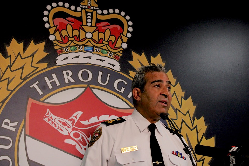 VicPD Chief Const. Del Manak's contract has been extended as the search for someone new to head the department begins. 