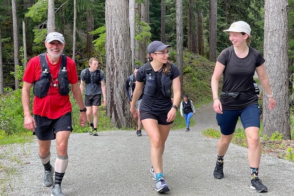 Runners of the For No Good Reason ultramarathon making the 58-kilometre trek from Shawnigan Lake to the B.C. legislature. The third annual run is set for Sept. 14. 