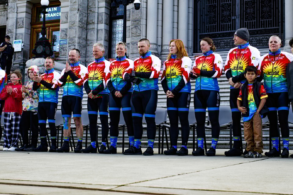 Cops for Cancer Tour de Rock has come to an end with a final ceremony at the B. C. Legislature on Friday, Oct 4. (Bailey Seymour/News Staff)