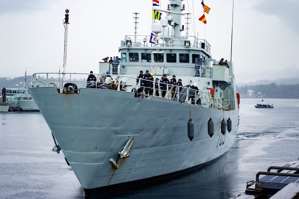 HMCS Edmonton returned to CFB Esquimalt from a deployment to Central America to track traffickers with the U.S. Coast Guard
