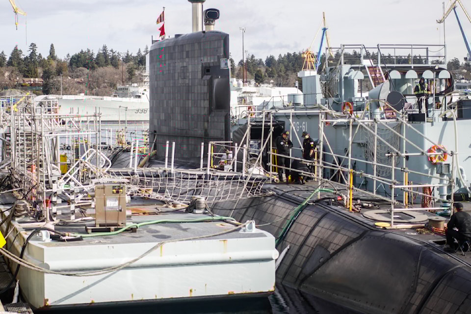 The HMCS Corner Brook is currently undergoing sea trials after 14 years of repairs.