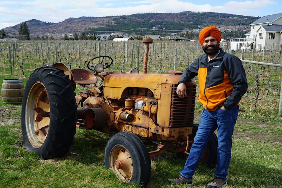 Karnail Singh Sidhu started making wine at Kalala Organic Estate Winery in 2006 before opening the doors to the public in 2008. (Brittany Webster) 