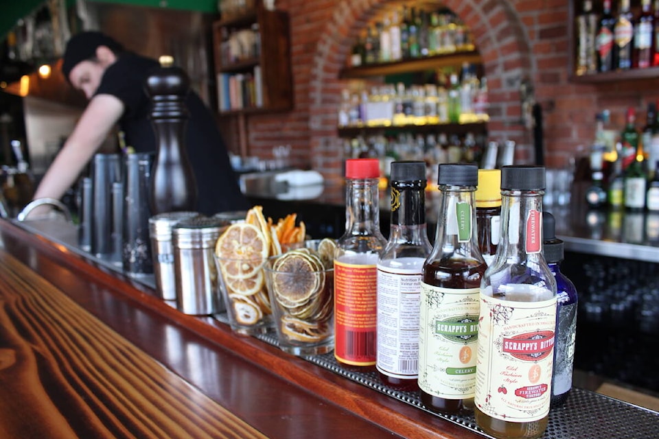 Local touches are easy to find inside End Dive in Victoria. (Jake Romphf/News Staff) 
