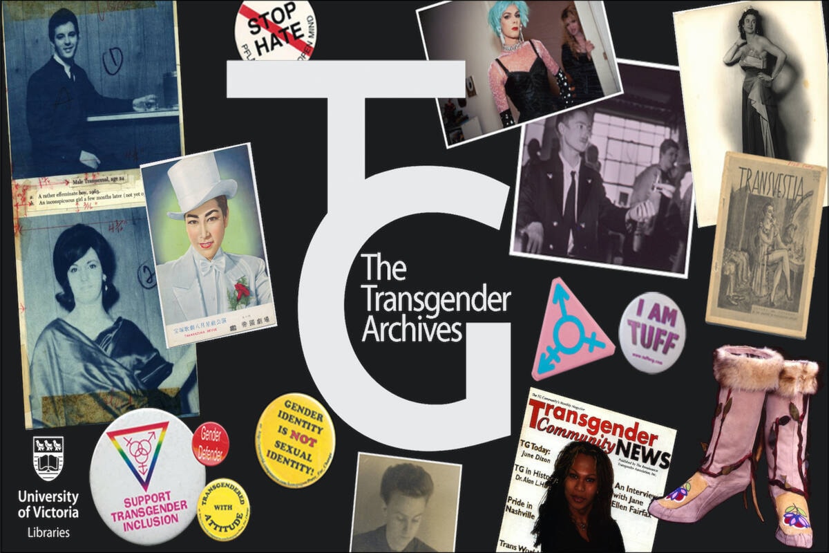 The Transgender Archives at the University of Victoria.