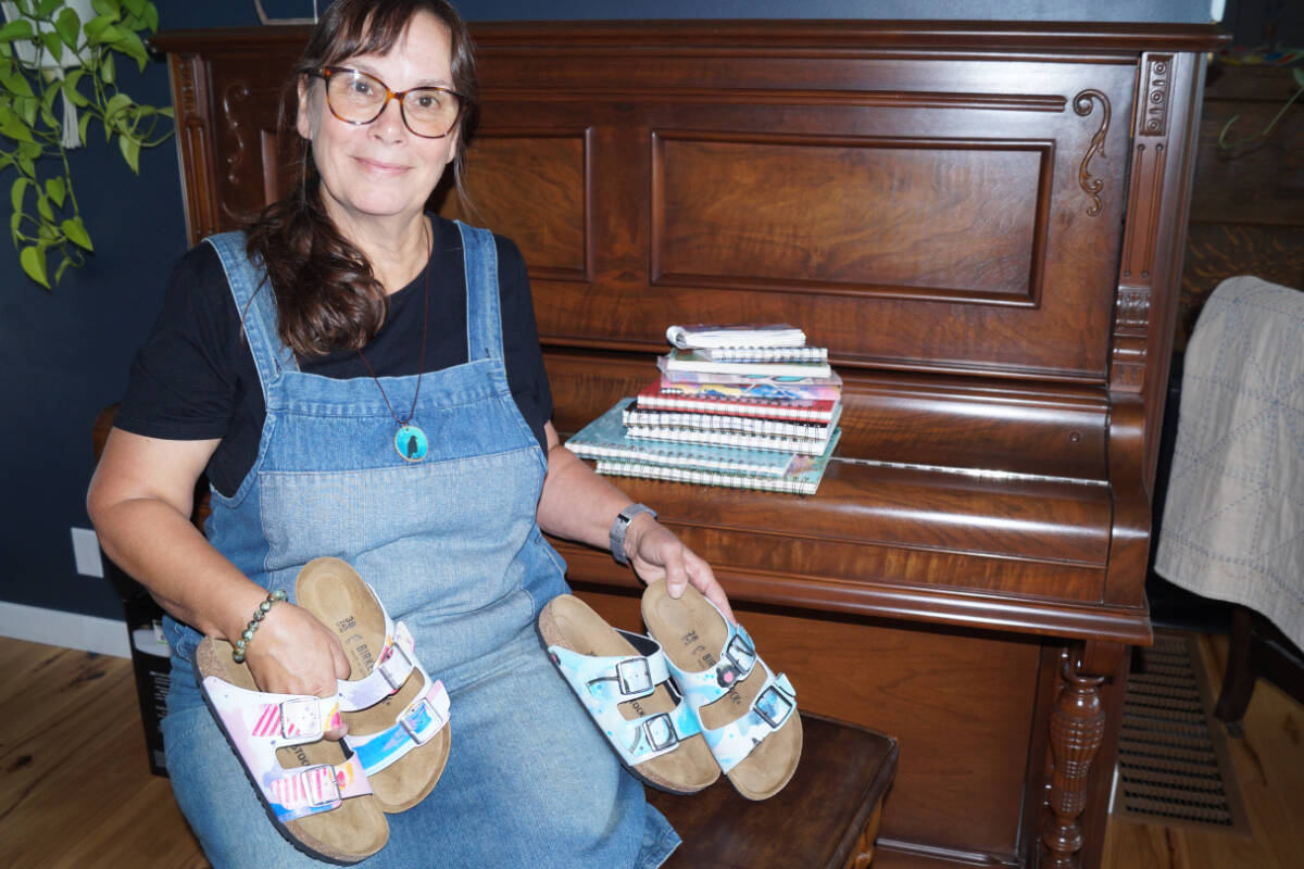 Island artist s designs adorn limited edition of Birkenstock